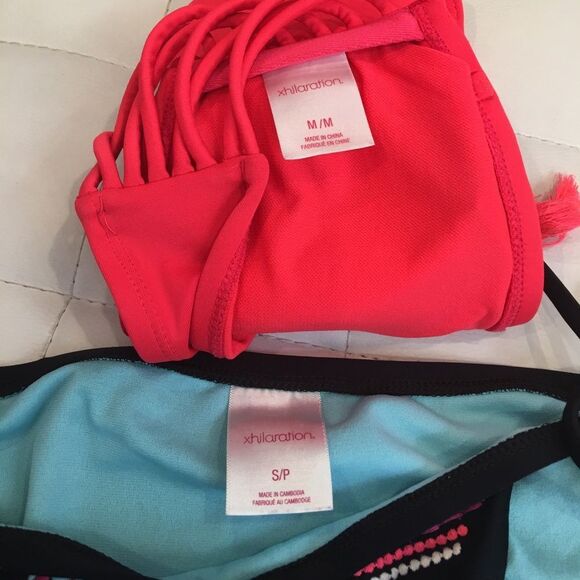 Sexy Bikini Red/Black with Tassle size S/M - Picture 4 of 4